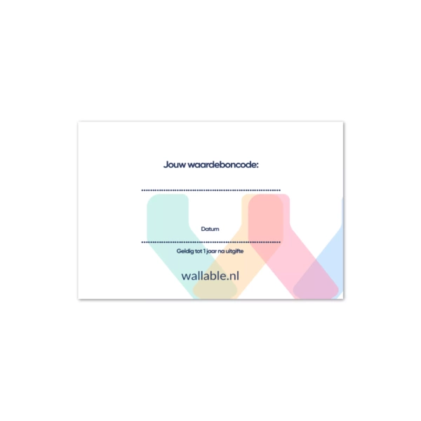 Wallable cadeaukaart