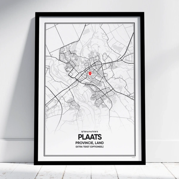 Jouw dorp of stad poster