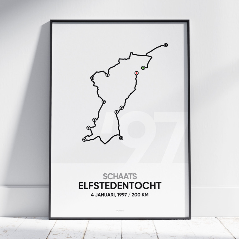 1997 Schaats Elfstedentocht Poster
