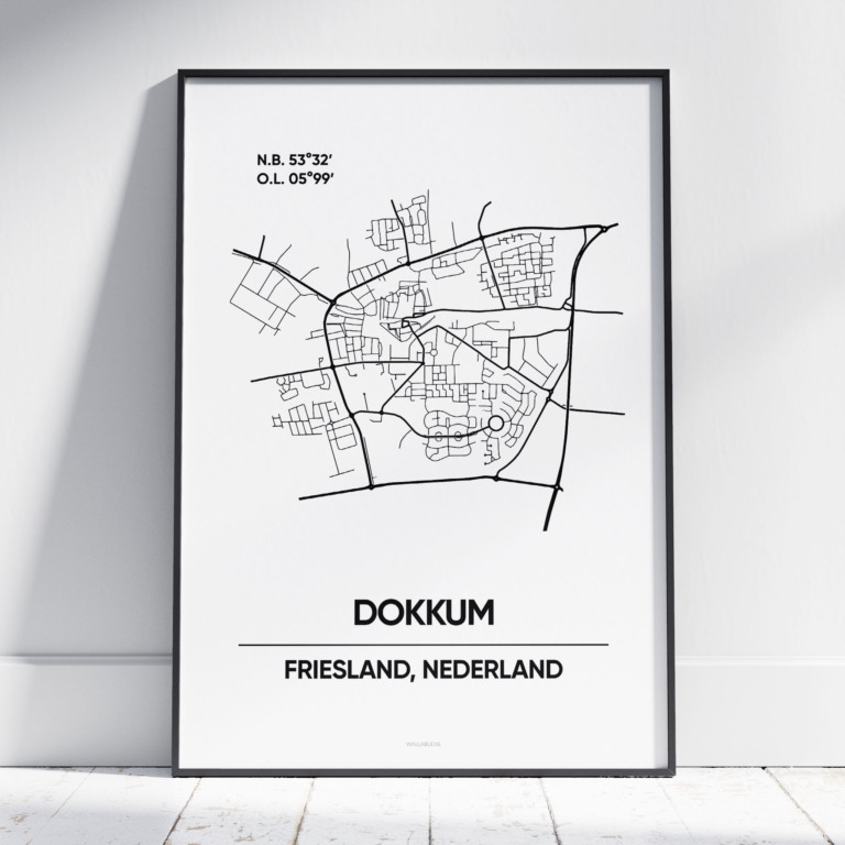 Dokkum stad poster
