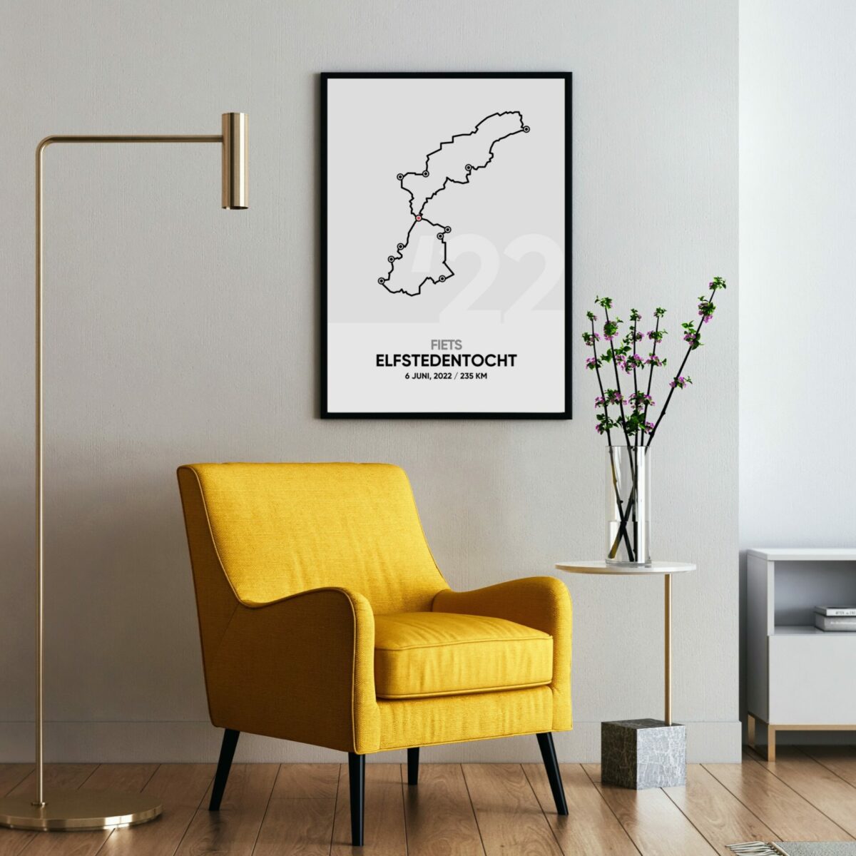 2022 Fiets Elfstedentocht Poster