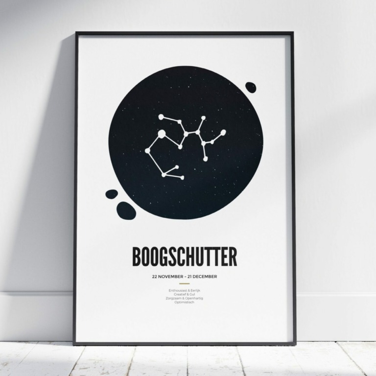 Boogschutter sterrenbeeld poster