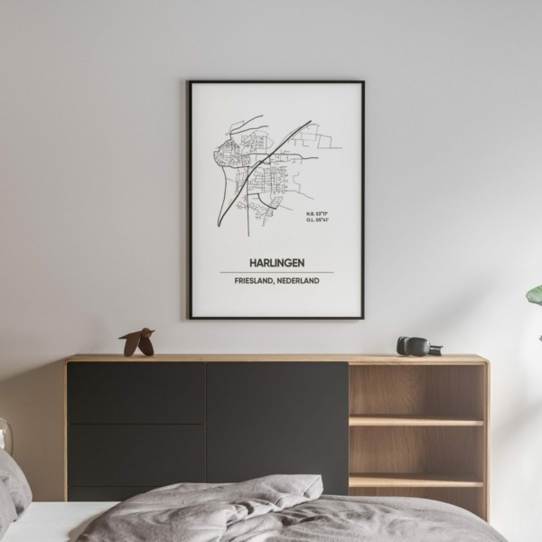 Harlingen stad poster