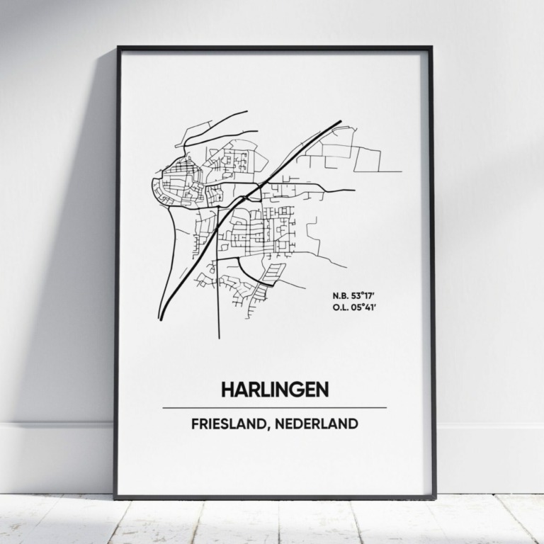 Harlingen stad poster