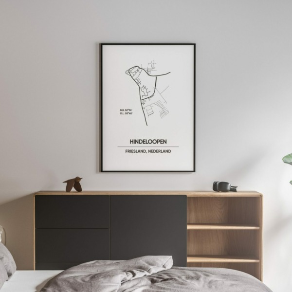 Hindeloopen stad poster