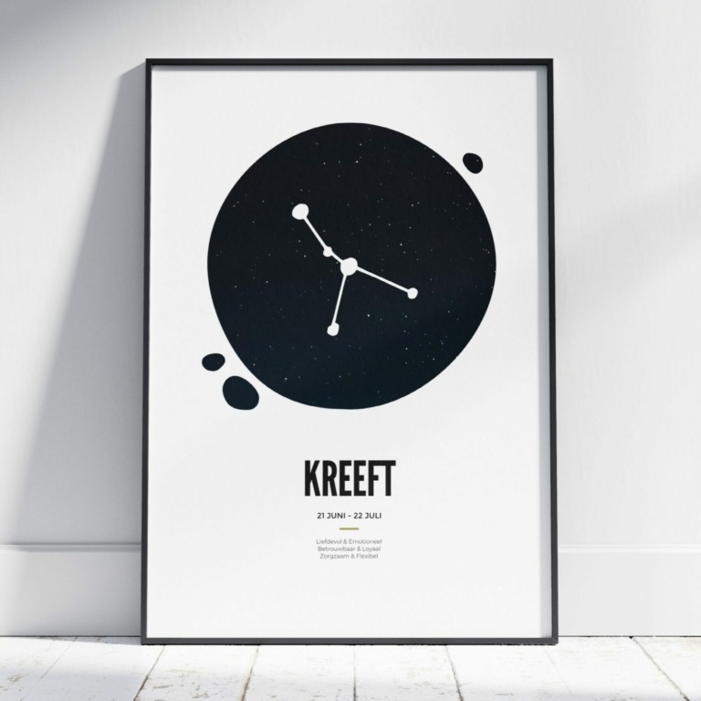 Kreeft sterrenbeeld poster