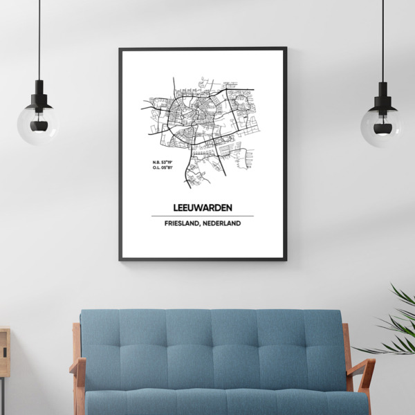 Leeuwarden stad poster