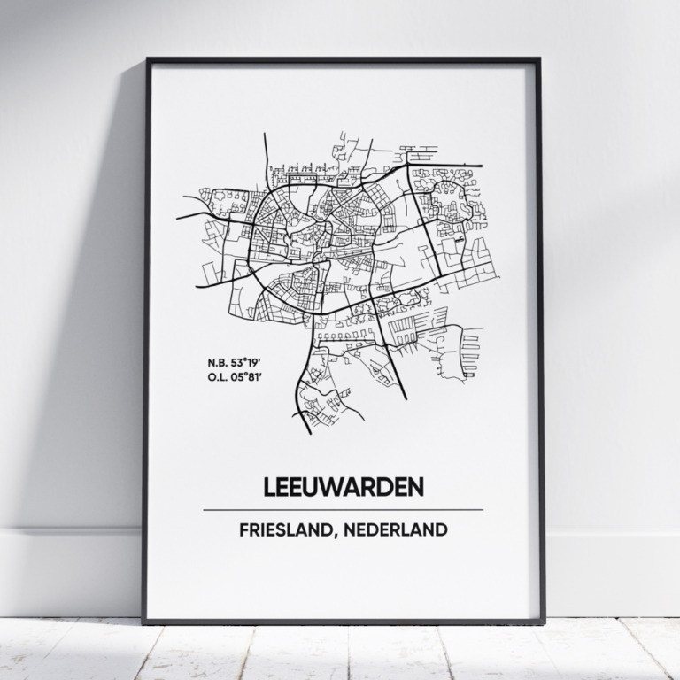 Leeuwarden stad poster