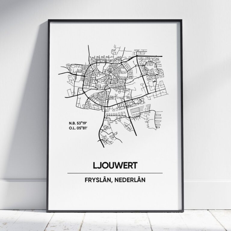 Ljouwert stad poster