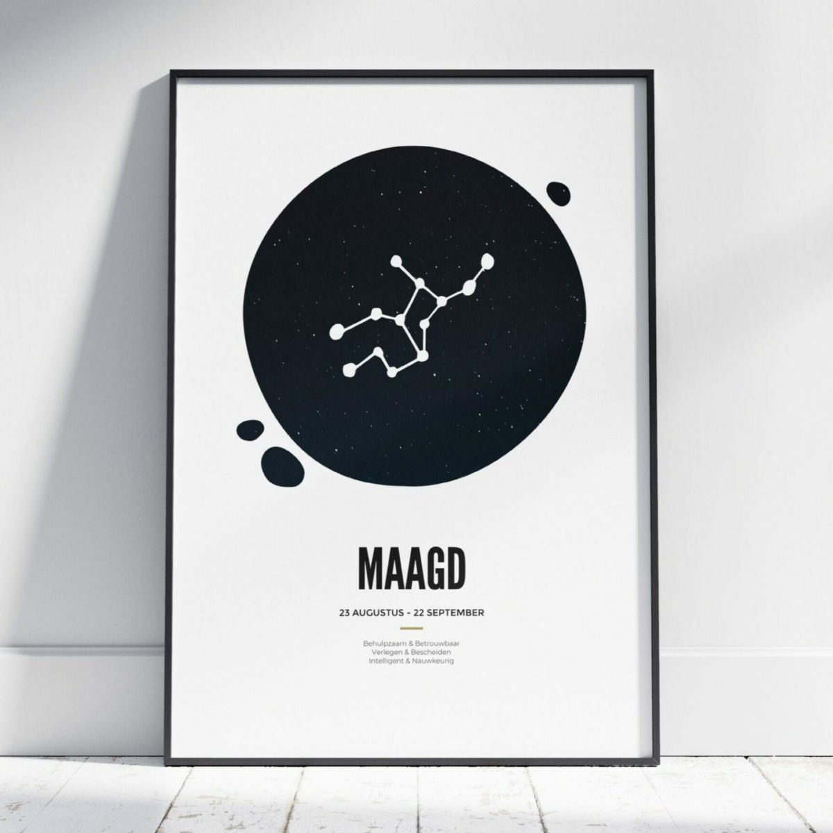 Maagd sterrenbeeld poster