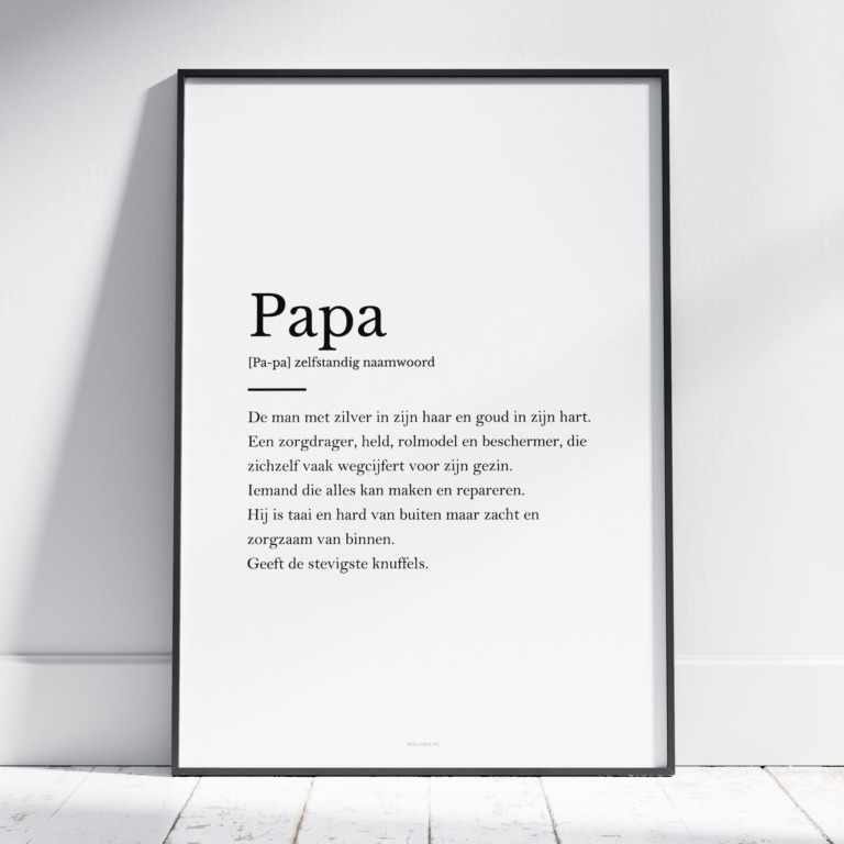 Papa poster