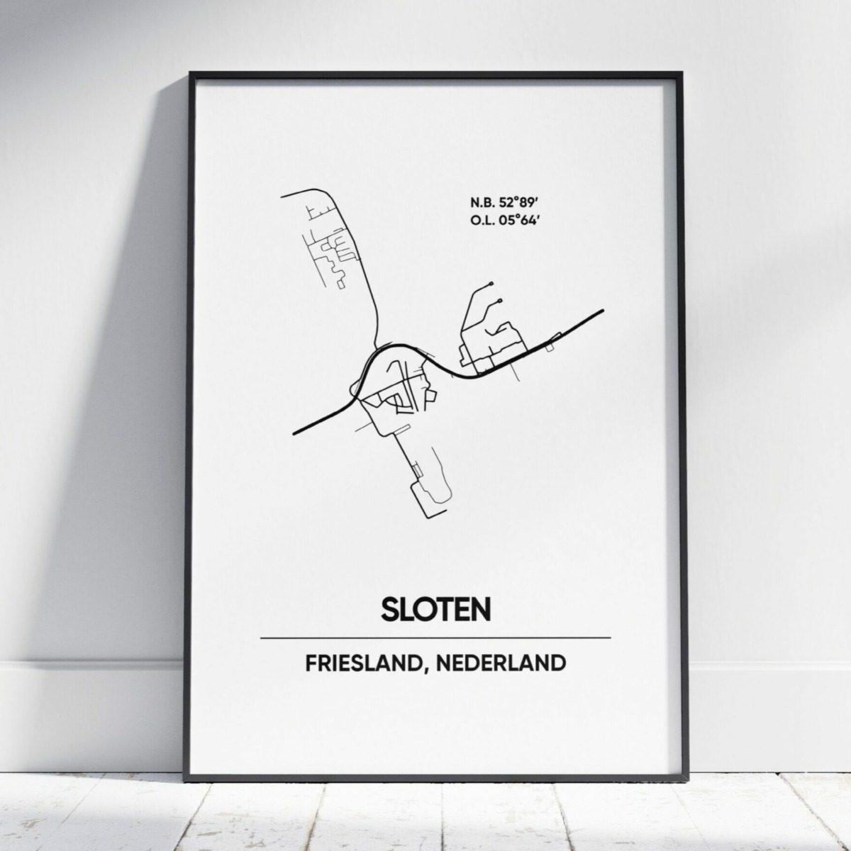 Sloten stad poster Sloten stad poster