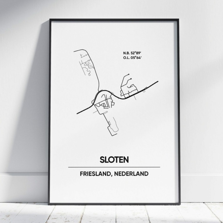 Sloten stad poster