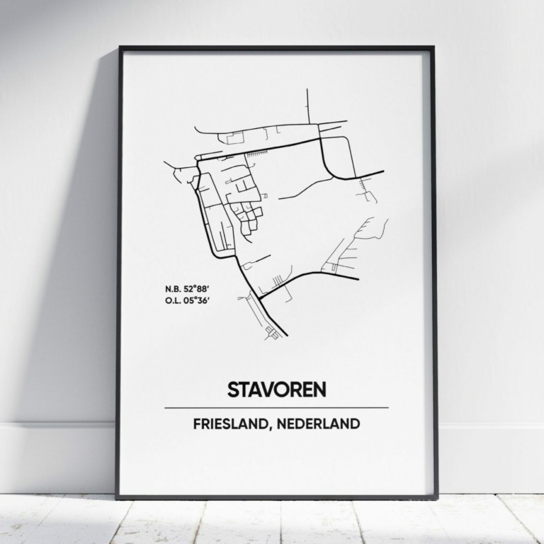 Stavoren stad poster