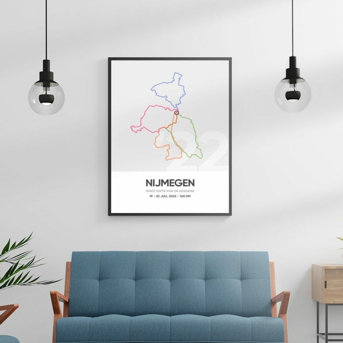 4Daagse Nijmegen 160km poster 2022