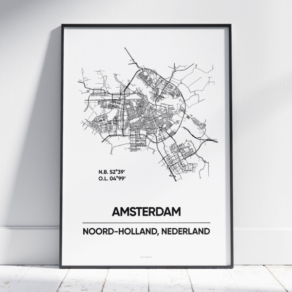Amsterdam stad poster