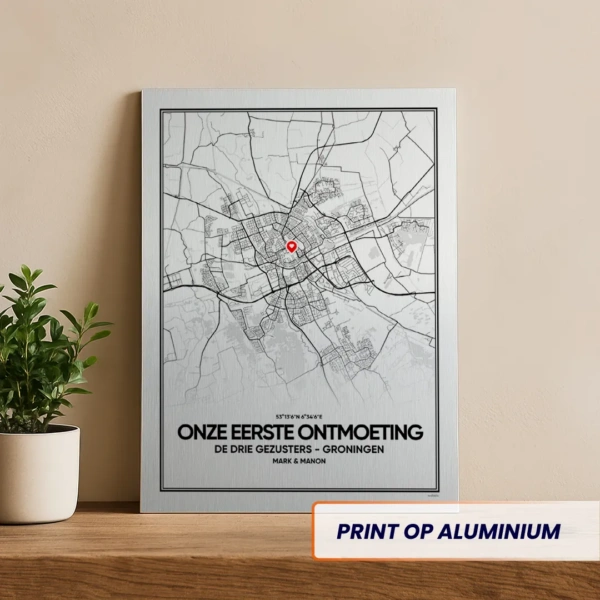 Bijzondere locatie aluminium print