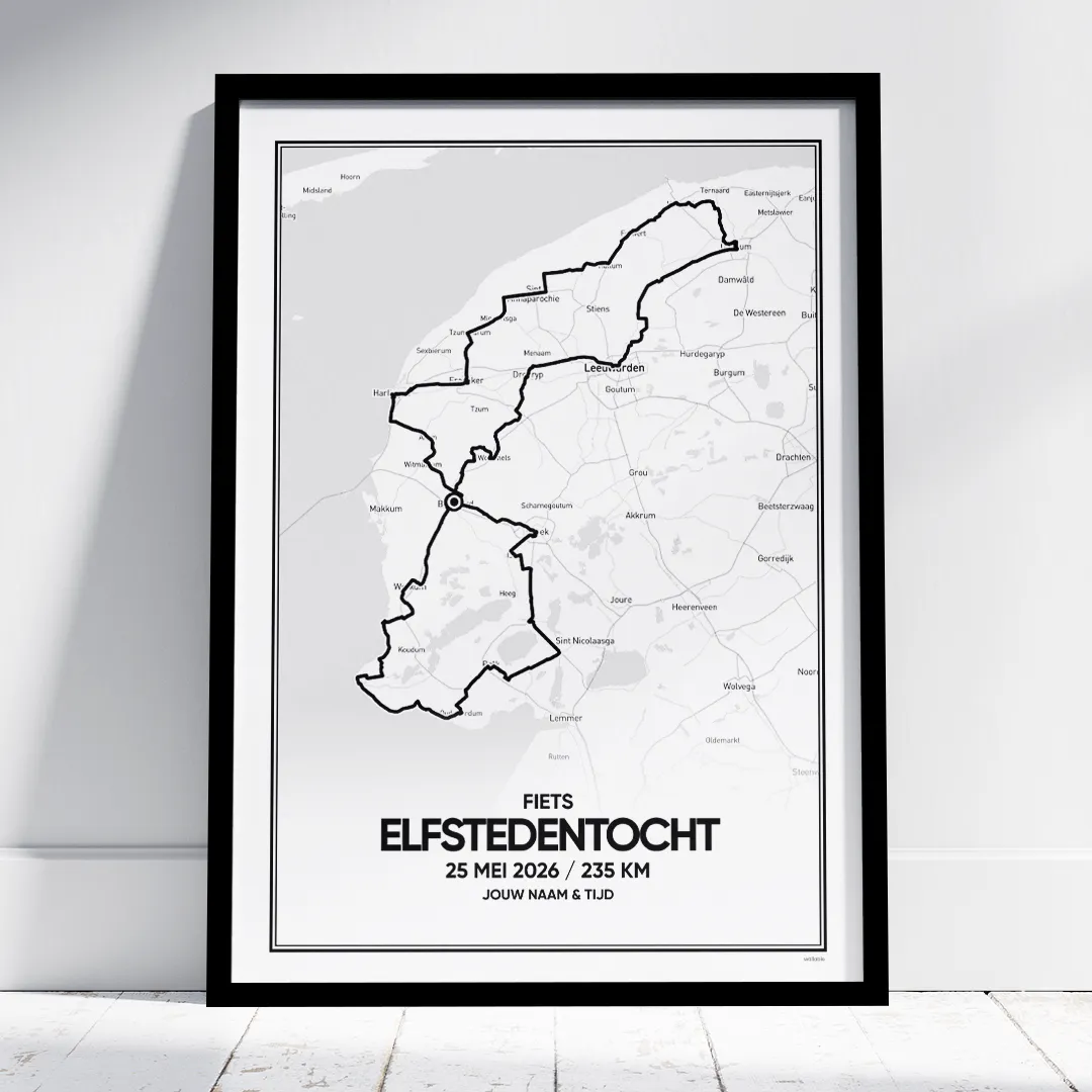 Fiets Elfstedentocht 2026 poster