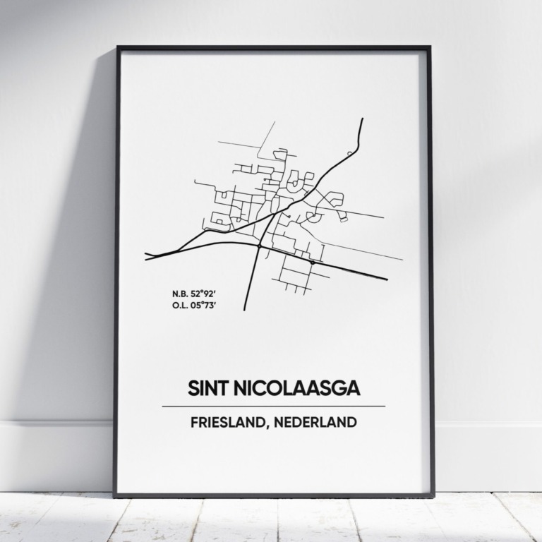 Sint Nicolaasga stad poster