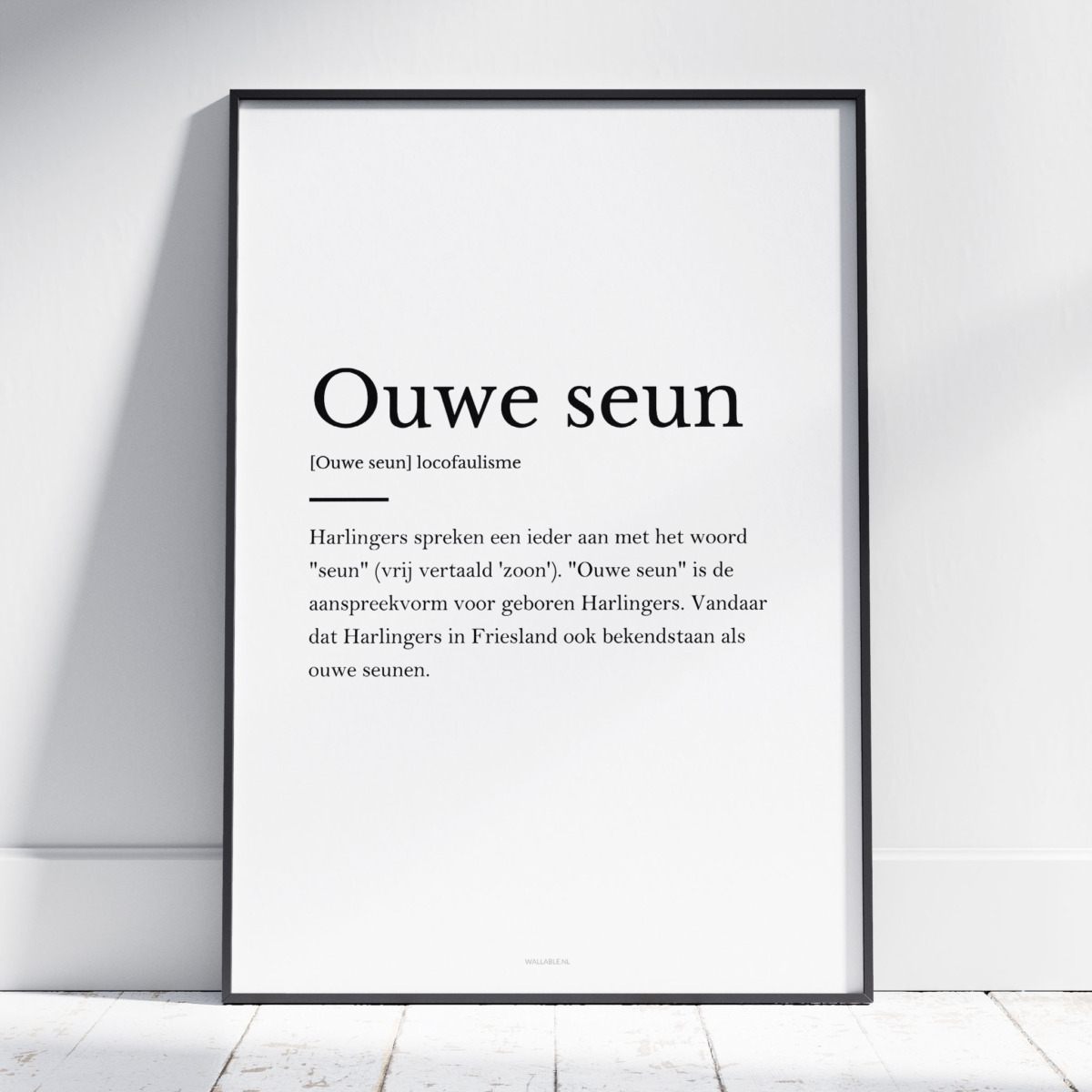 Ouwe seun poster Ouwe seun poster