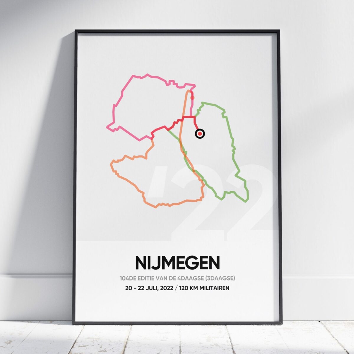 4daagse-3daagse-nijmegen-120km-militairen-poster (3Daagse) 4Daagse Nijmegen 120km militairen poster 2022