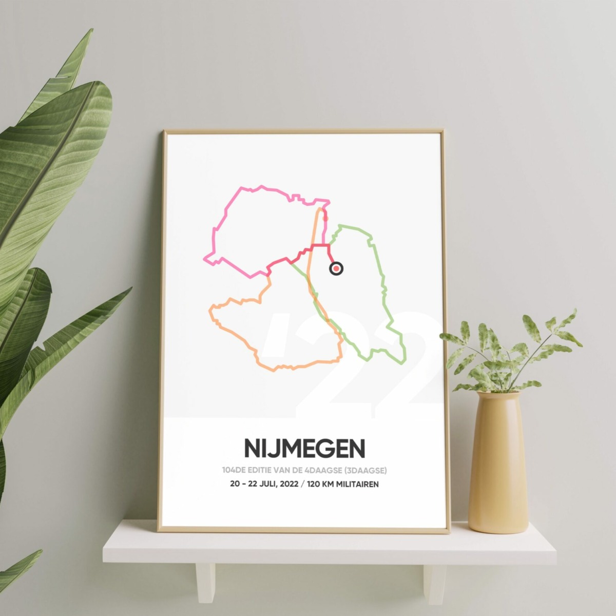 (3Daagse) 4Daagse Nijmegen 120km militairen poster 2022