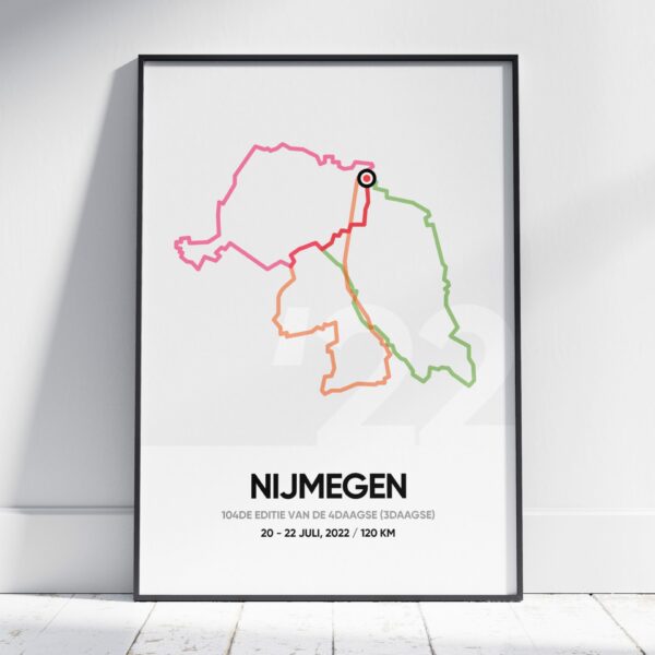 (3Daagse) 4Daagse Nijmegen 120km poster 2022