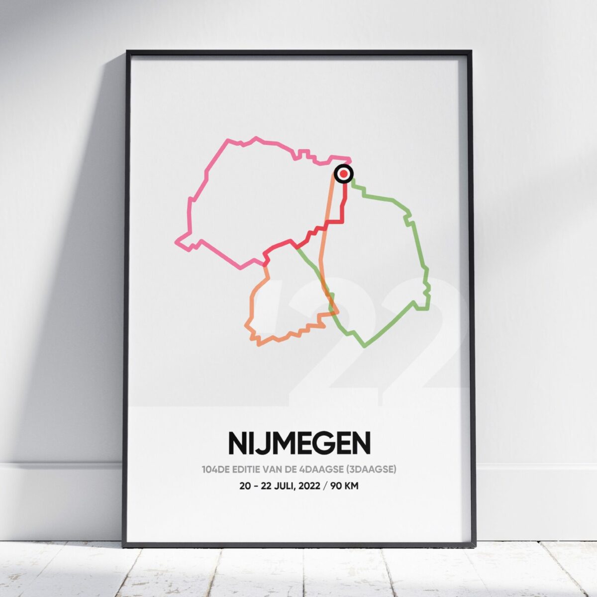 (3Daagse) 4Daagse Nijmegen 90km poster 2022