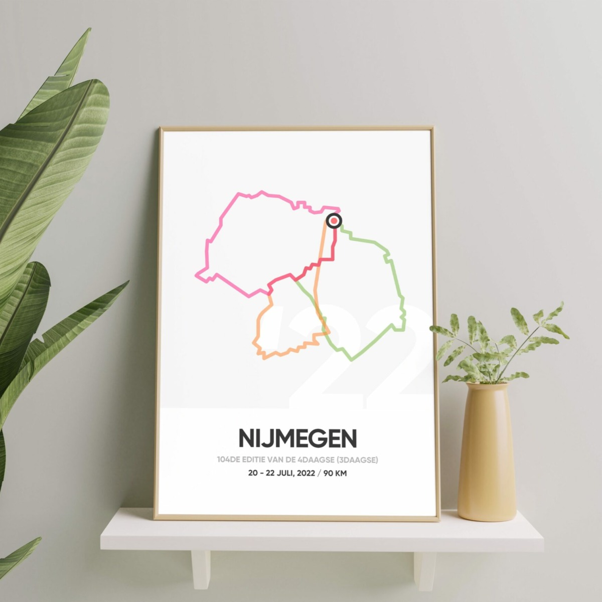 (3Daagse) 4Daagse Nijmegen 90km poster 2022