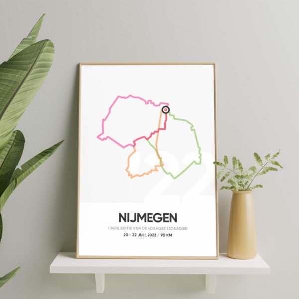 (3Daagse) 4Daagse Nijmegen 90km poster 2022