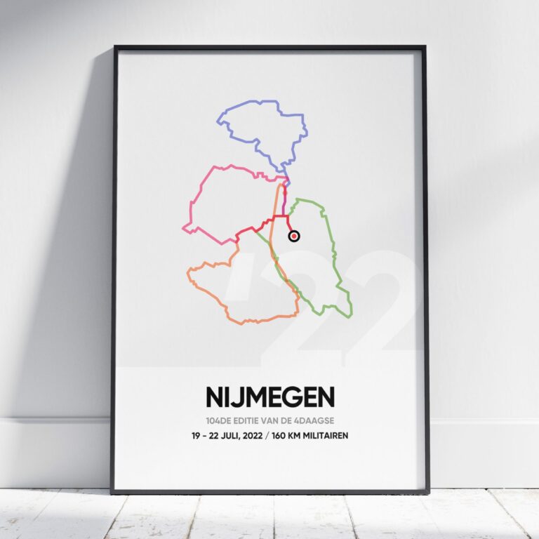 4daagse-nijmegen-160km-militairen-poster-lijst