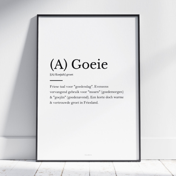 (A) Goeie poster