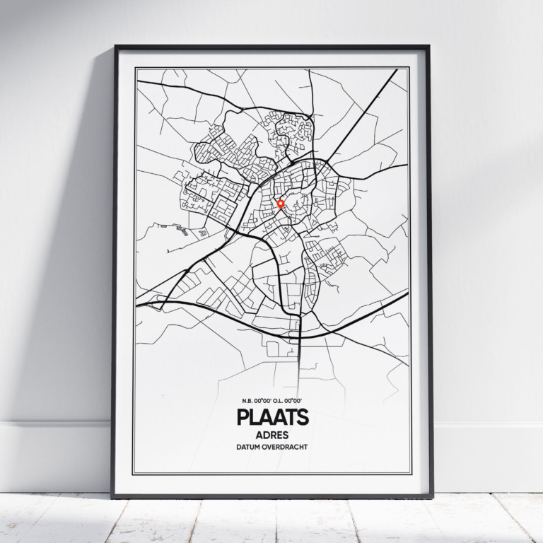 Relatiegeschenk makelaar met kader