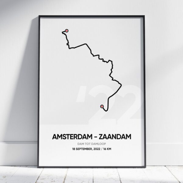 2022 Dam tot Damloop poster
