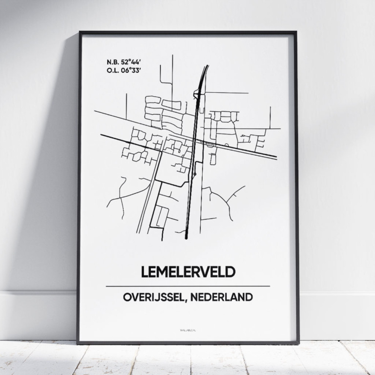 Lemelerveld stad poster