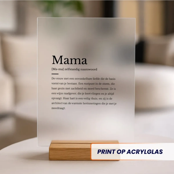 Mama moederdag poster (met naam) - Image 2