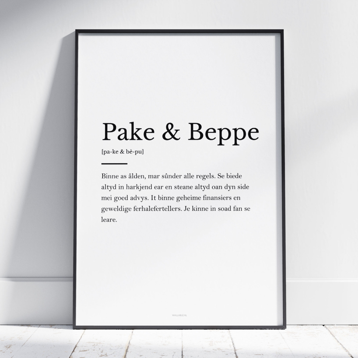 Pake & Beppe poster