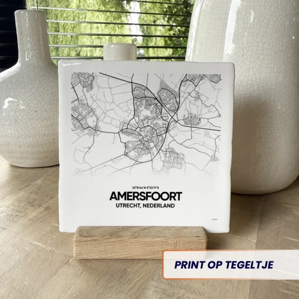stadskaart Amersfoort tegeltje