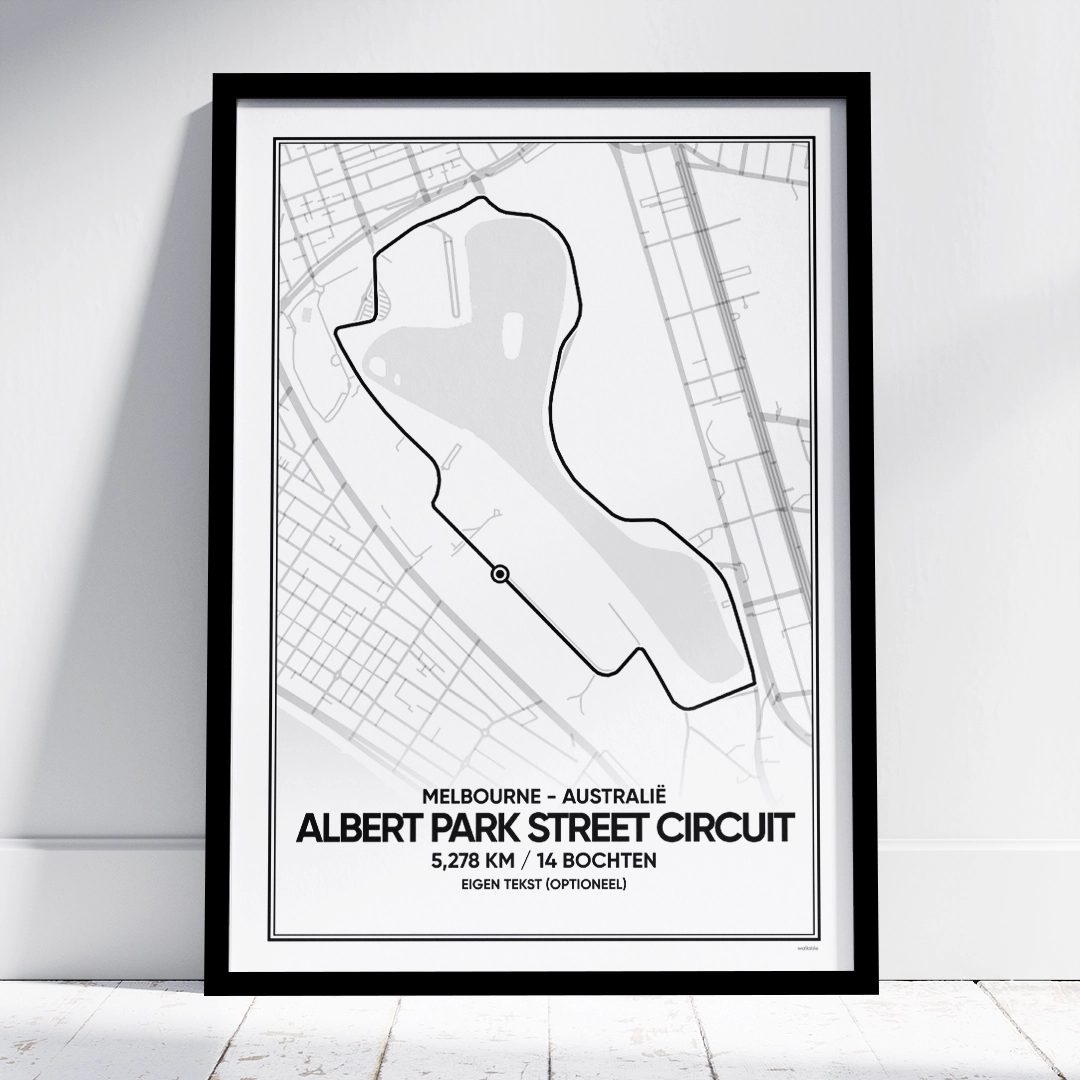 Albert Park Street Circuit poster Albert Park Street Circuit poster