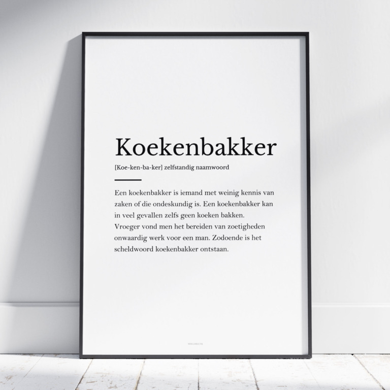 Koekenbakker poster