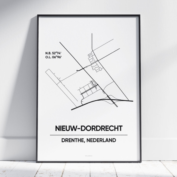 Nieuw-Dordrecht stad poster