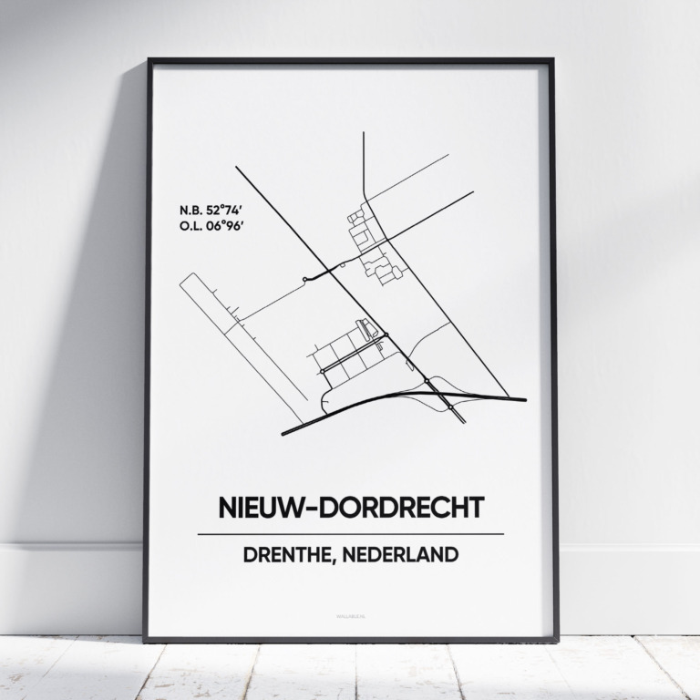 Nieuw-Dordrecht stad poster