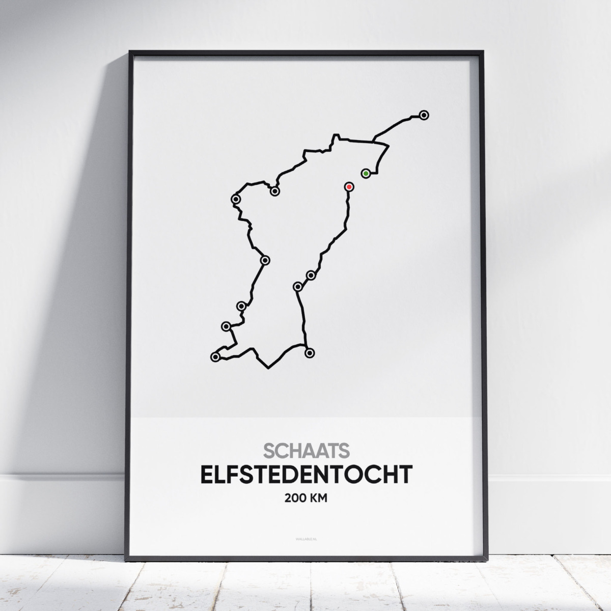 Schaats Elfstedentocht Poster