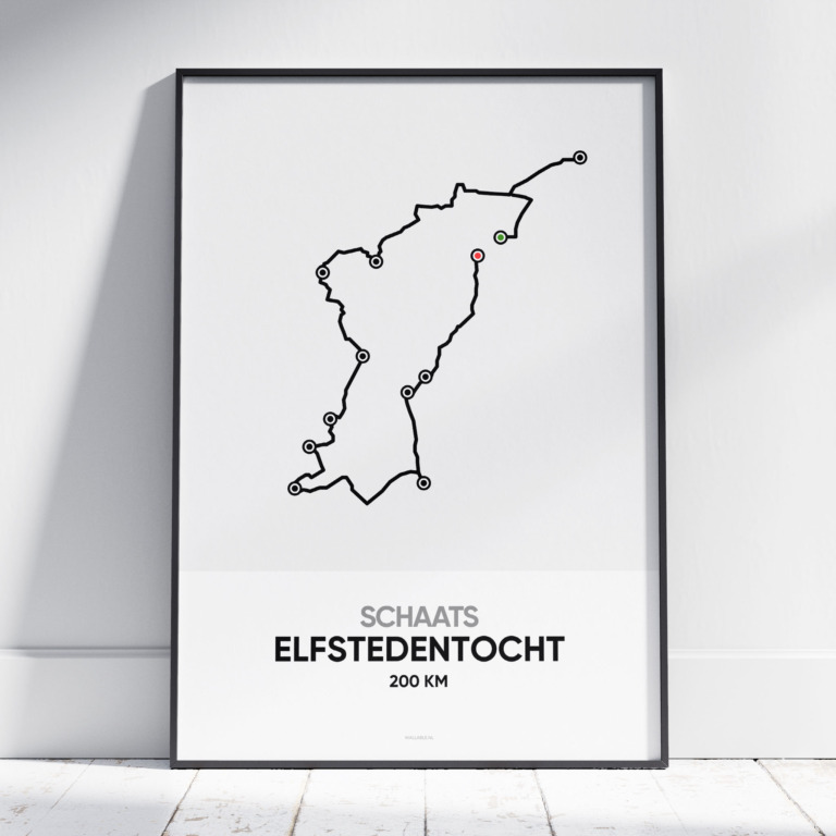 Schaats Elfstedentocht Poster