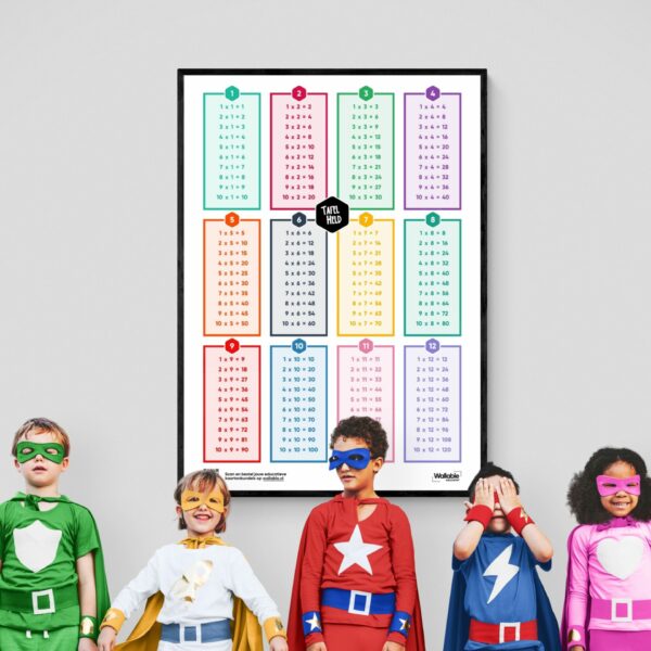 Tafelposter kleur