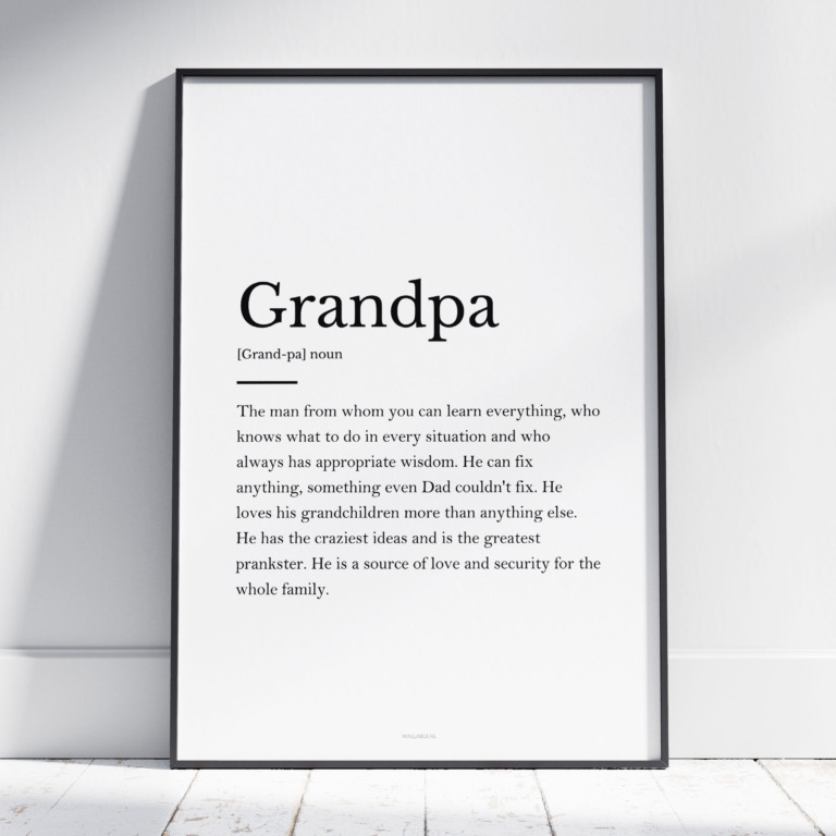 Grandpa poster