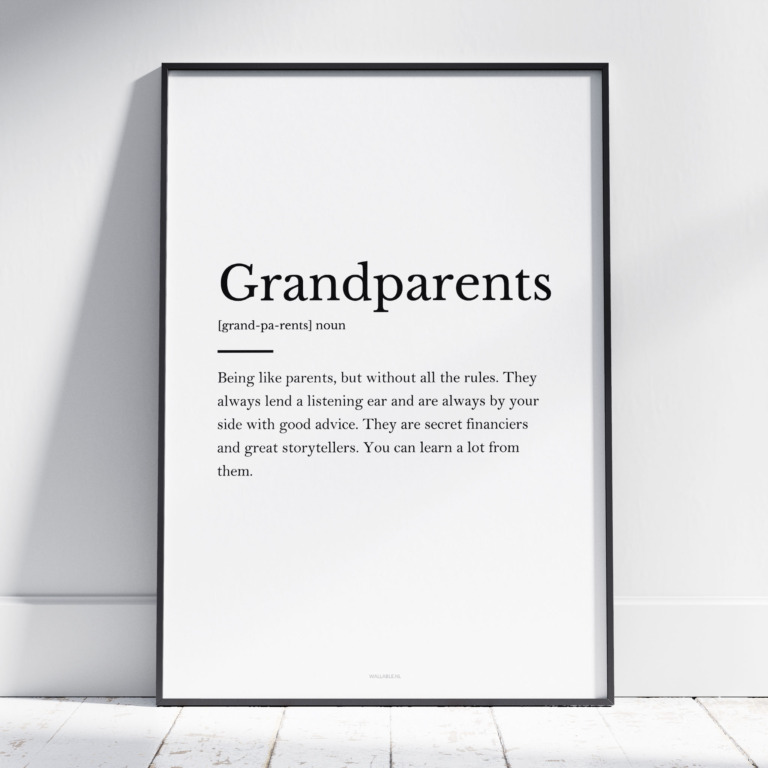 Grandparents poster