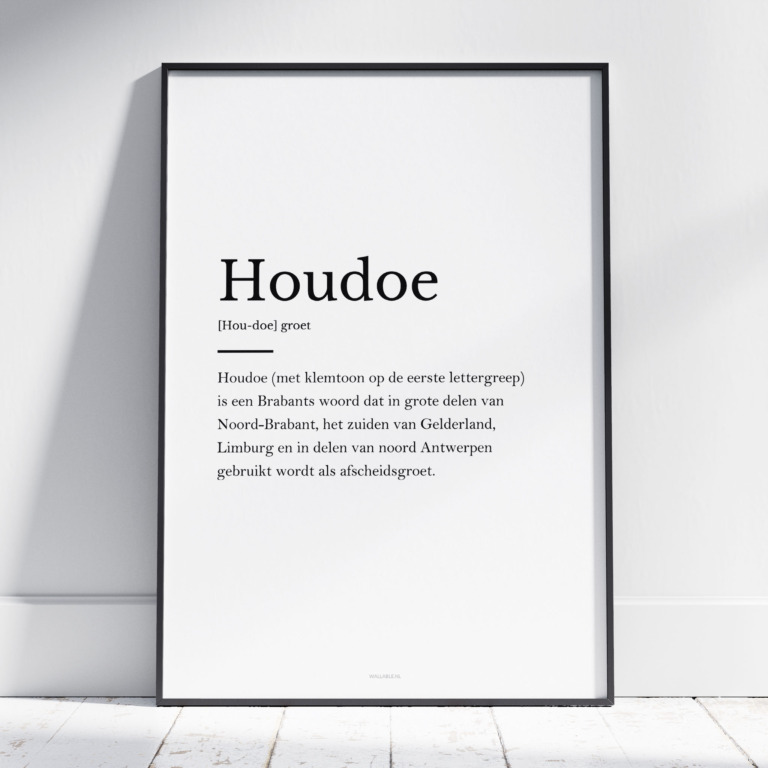 Houdoe poster
