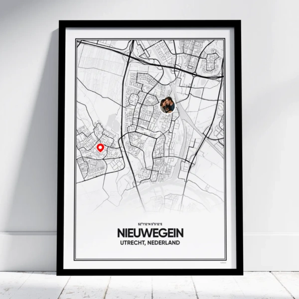 stadskaart Nieuwegein poster