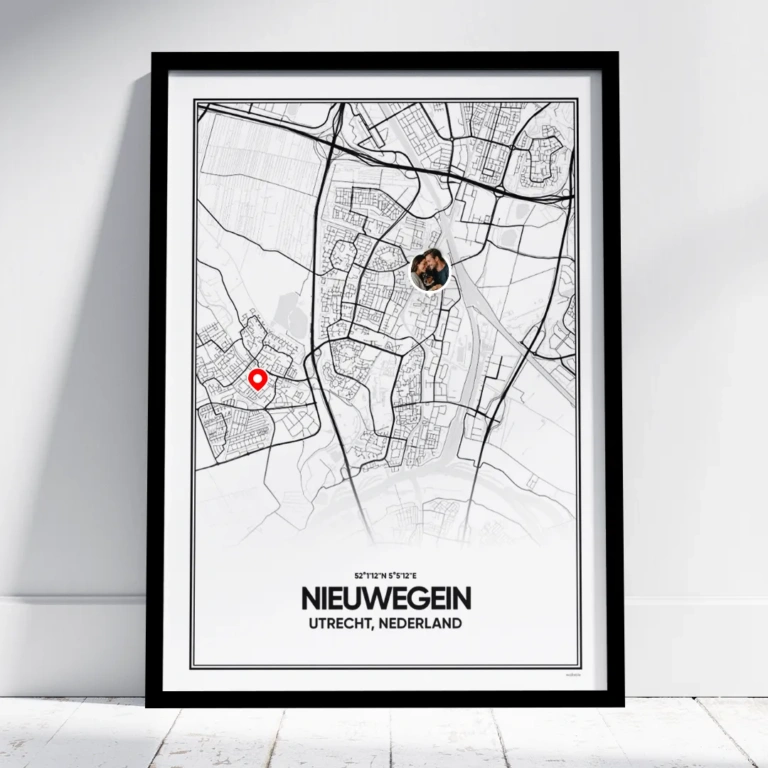 stadskaart Nieuwegein poster